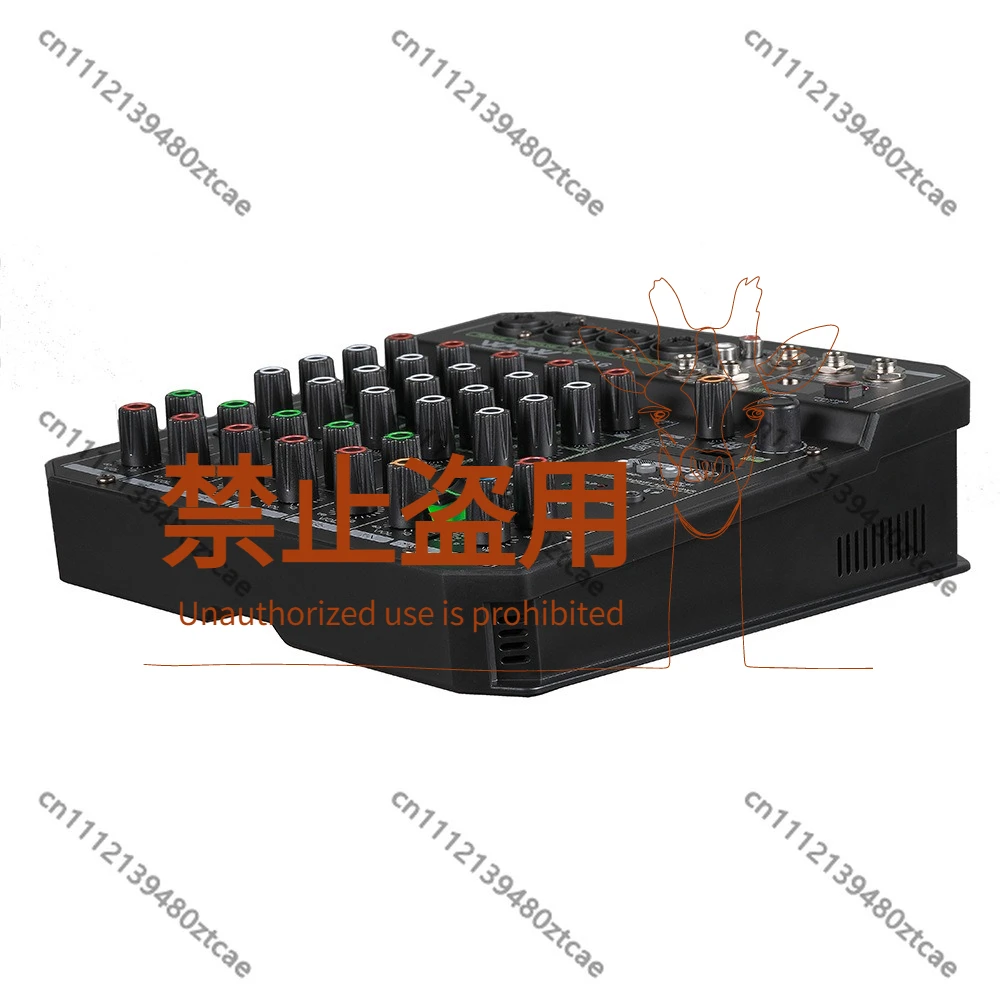 

6-channel compact Bluetooth mixer, digital effects processor, built-in sound card, can connect to computer