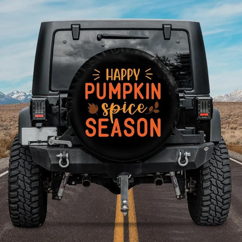 

Spare Tire COVER CAR, Happy Pumpkin Season, Car Tire COVER CAR, Car accessories, Road Trip Accessories, Car Accessories