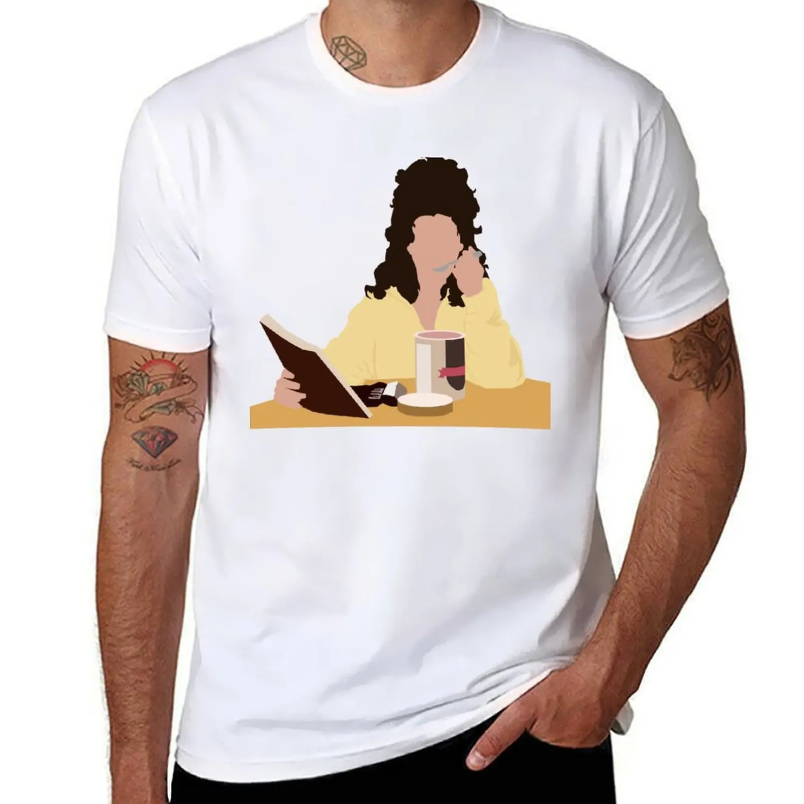 

Футболка с френсом и мороженым, мужские футболки, хлопковая футболка, мужские футболки с принтом на заказ, хлопковая футболка