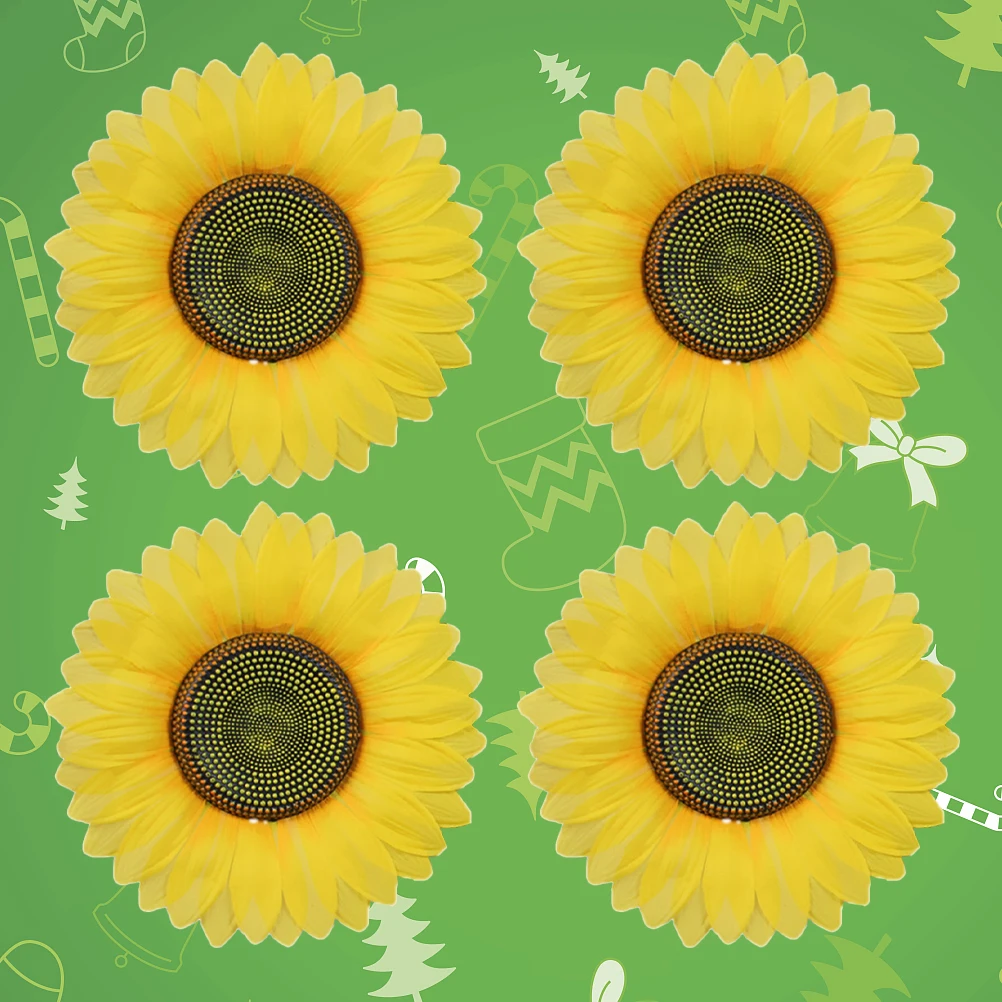 

4 Pcs Simulated Sunflower Simulation Ornament Holding for Dance Artificial Photography Props DIY Performance Sunflowers