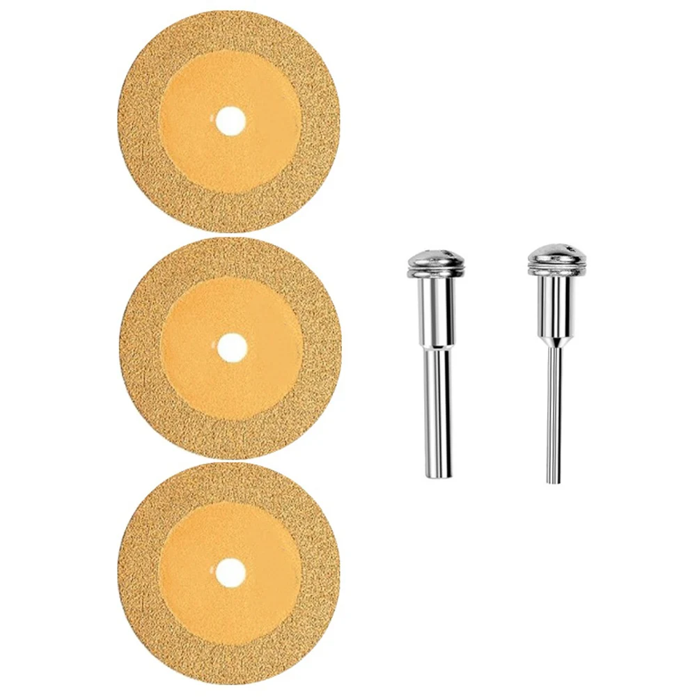 أقراص قطع منشار دائري 50 مم 3 قطع مع قضيب تمديد 50 مم ومفتاح ربط للقطع لمواد الحجر المعدني والخشب #1