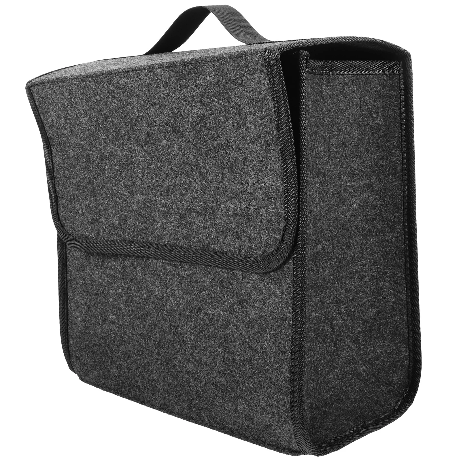 

Car Trunk Organizer Foldable Storage Bin For Vehicle Auto Trunk Organizing Solution Collapsible Felt Interior Box