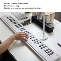 61 Key Foldable Piano Keyboard 61 Key Foldable Piano Portable Keyboard Folding Electronic Instrument  with Recording Playback