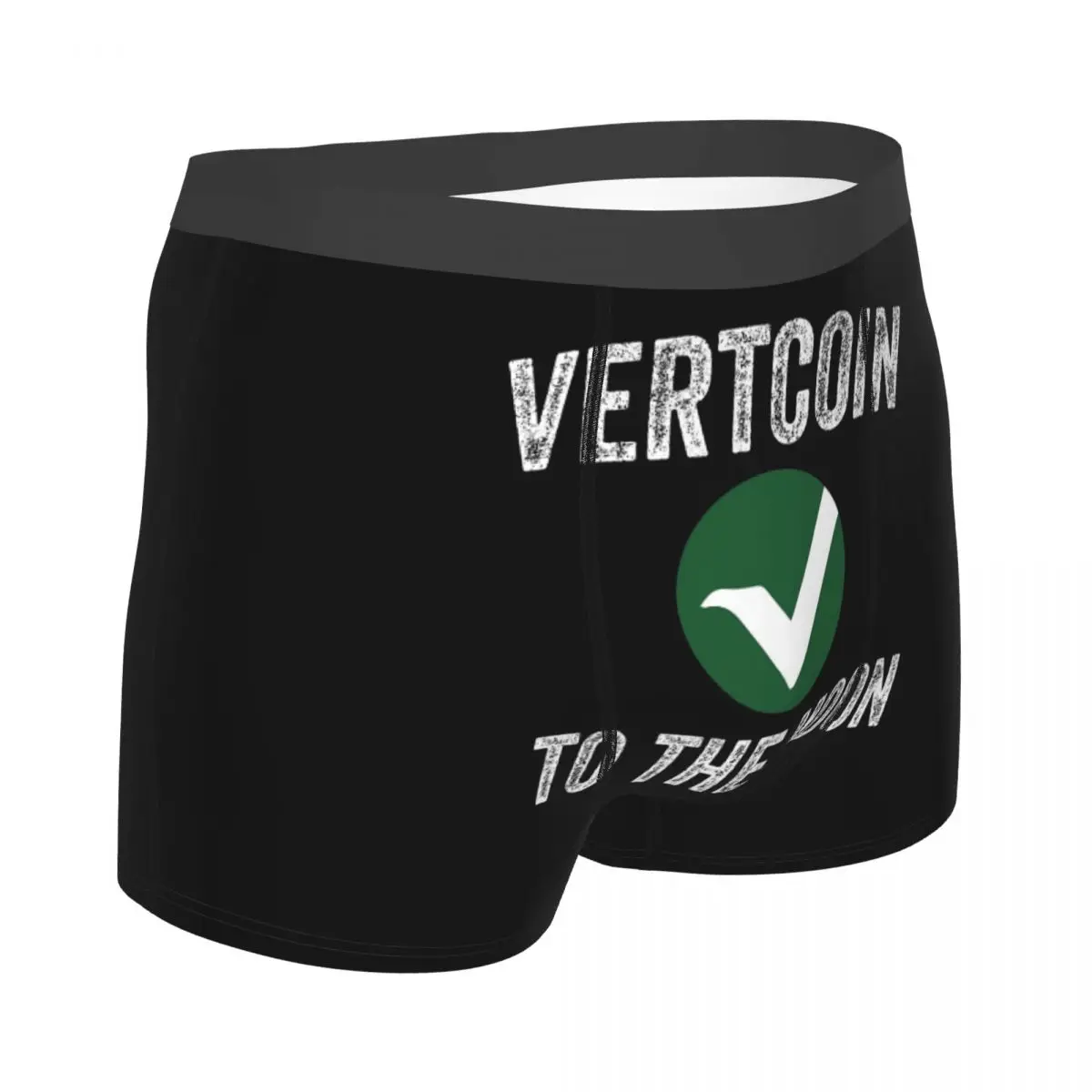 VTC Vertcoin Men's Panties Cryptocurrency, Crypto Meme Men Boxer Underwear Cotton for Male Large Size Lot Soft