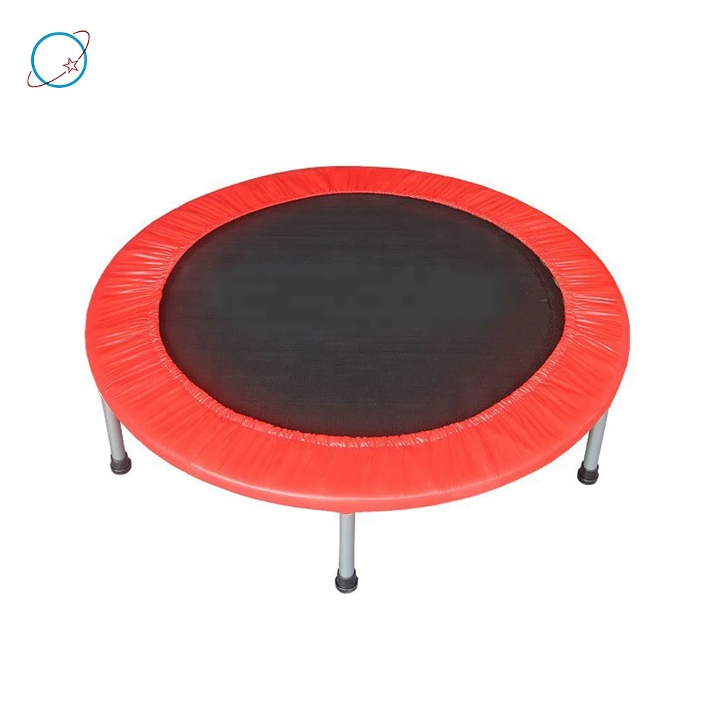 Mini Trampoline d'extérieur à ressorts pliants personnalisés de haute qualité, saut de Fitness avec filet de sécurité à vendre