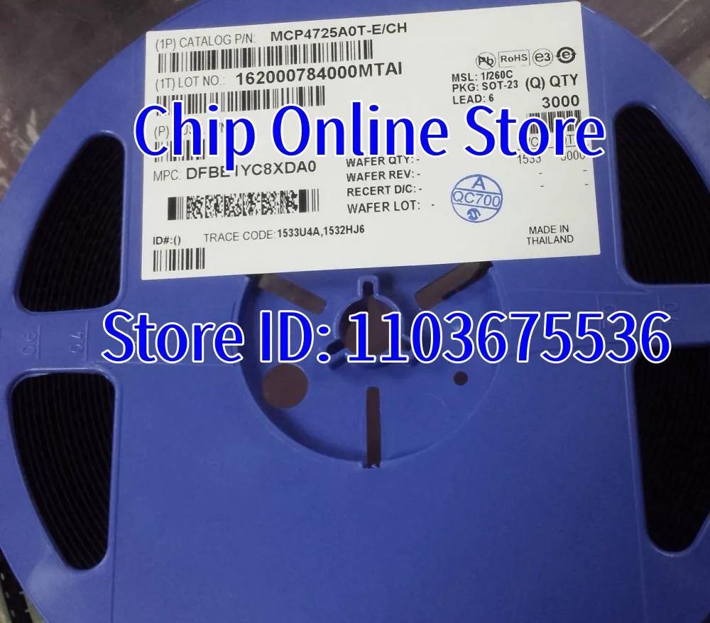 1~100Pcs MCP4725A0T…
