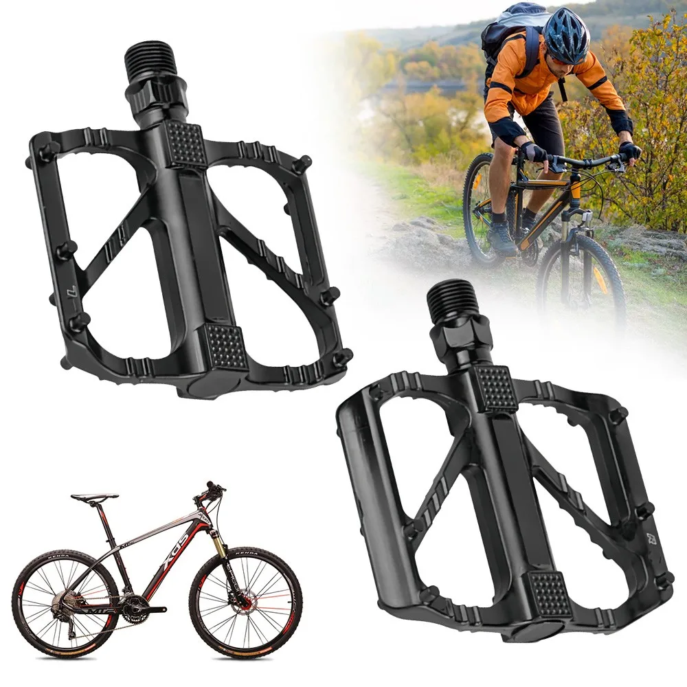 R27 Rennrad-Pedale Rutschfest mit DU-Lager Leichtgewichtige Fahrradpedale Klassische Plattformpedale Fahrradzubehör