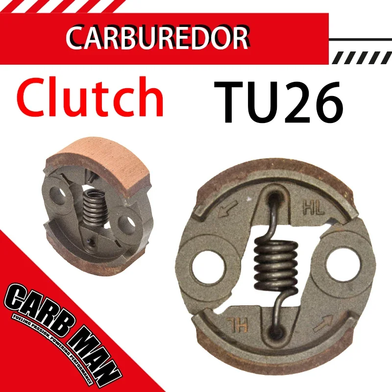 Brush Cutters Hedge Trimmer Clutch Assy For TU26 BC260 CG260 G26 1E34F 23cc 26cc 32cc 34cc Engine Lawn Mower