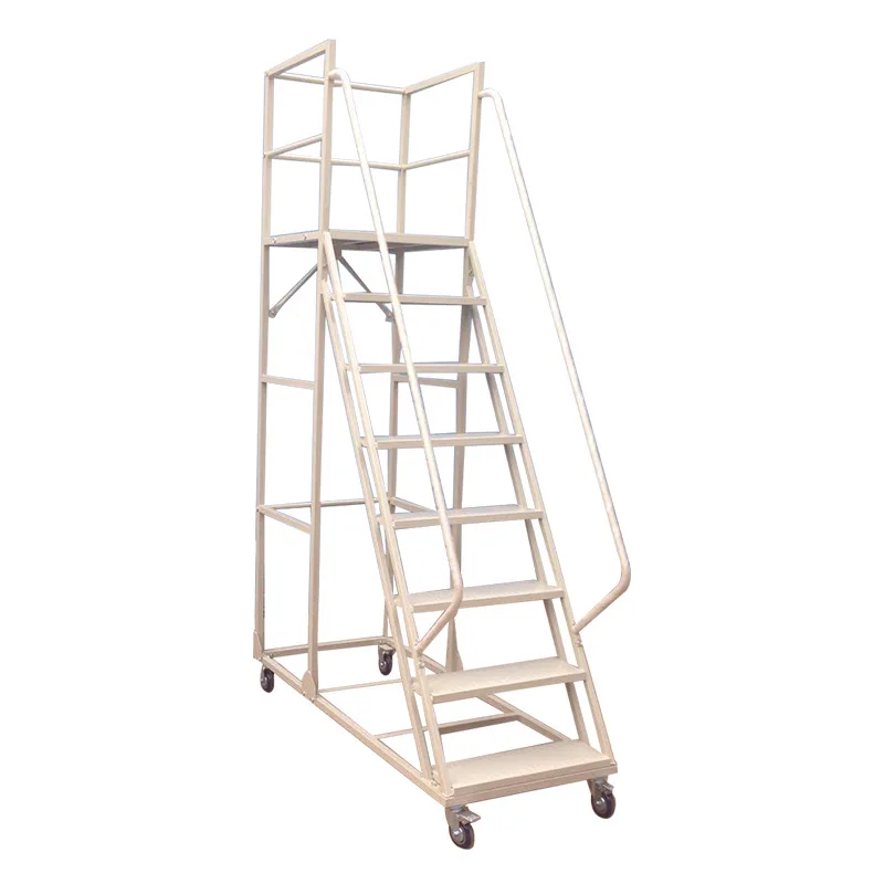 Warehouse ladder truck, supermarket inventory truck, warehouse climbing elevator