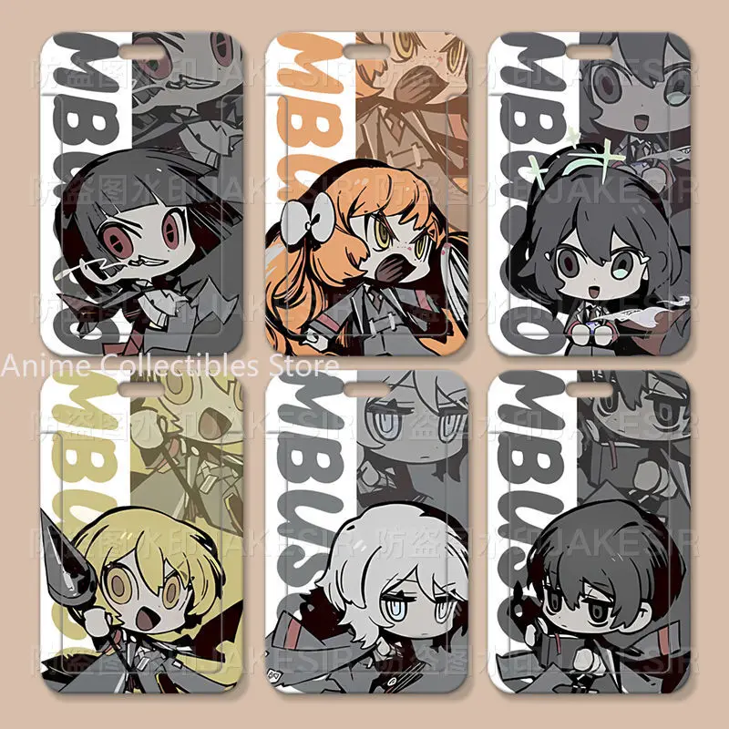 

Аниме ‌ Limbus Company Faust DonQuixote Держатель для карт Студенческий подвесной шейный веревочный ремешок Обложка для удостоверения личности Держатель учетных данных