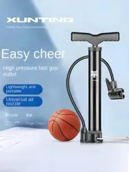 Xunting dağ bisikleti yol bisikleti pompası MAX 140PSI sürme taşınabilir Mini bisiklet pompası basketbol oyuncak şişme tüp sürme