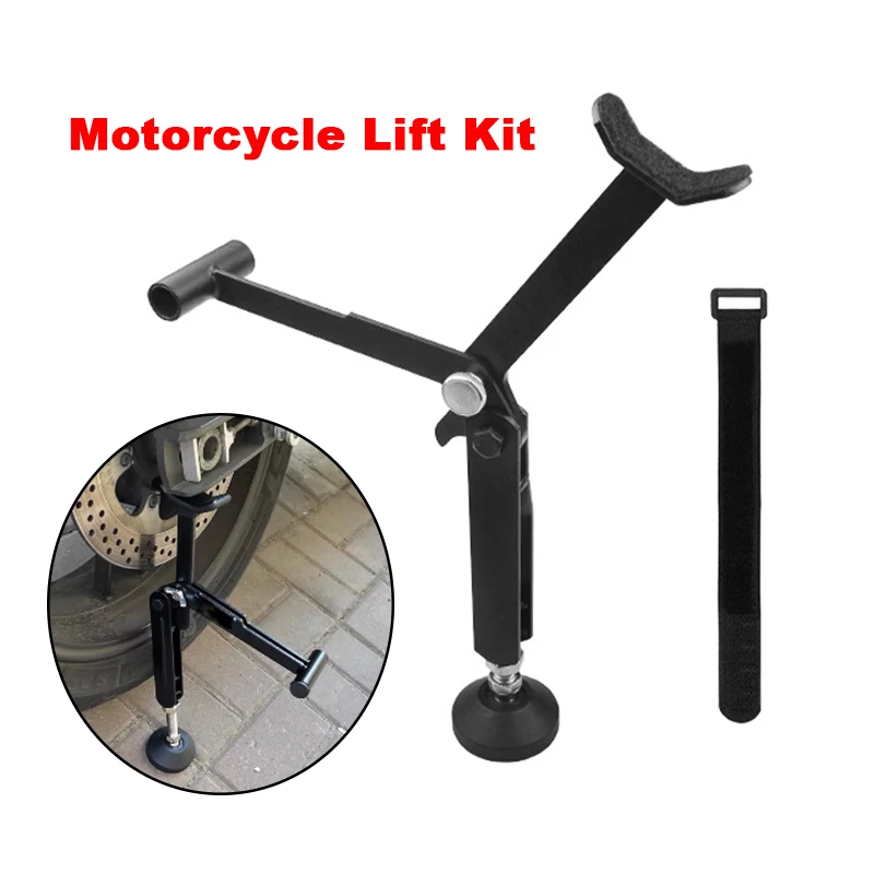 

Labor Saving Motorcycle Jack Kickstand Wheel Support Side Stand Paddock Stable Swingarm Lift Lifter Frame Motorbike Accessories