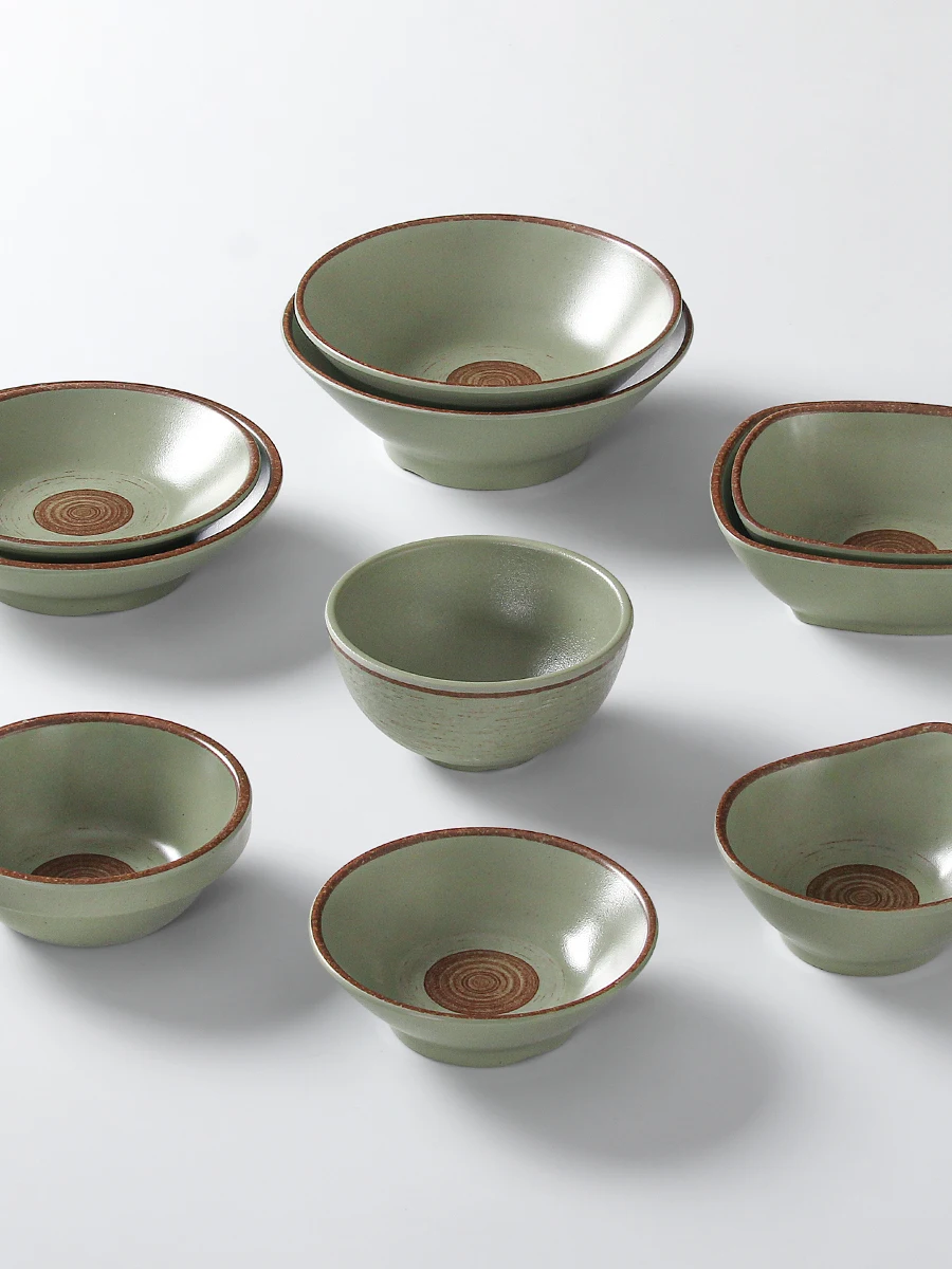 

Ретро-креативная маленькая миска для ресторанов и столовых, для риса, супа, соуса, термостойкая, из диавера.