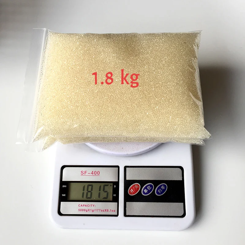 1.8kg koraliki wodne w kształcie perły kryształowe koraliki wodne do gleby błoto rosną magiczne żelowe kulki ślubne Home Decor mieszanka hydrożelowa