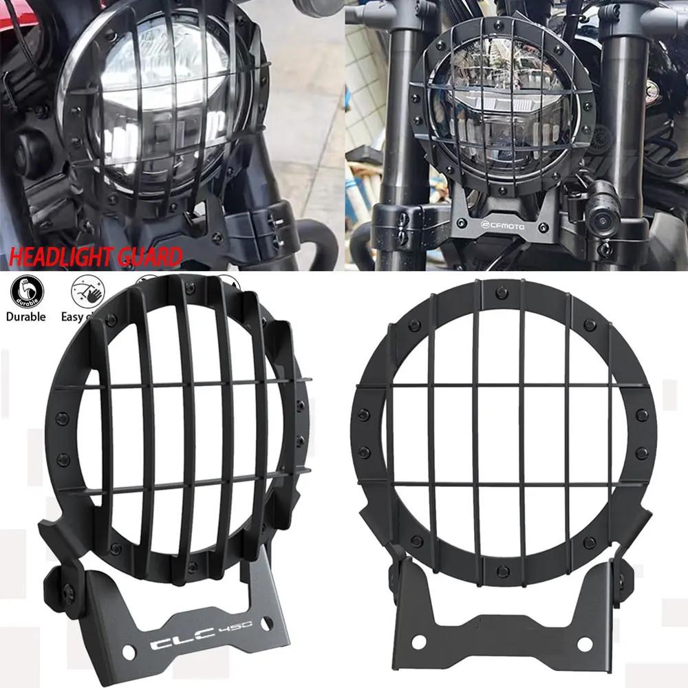 

FOR CFMOTO CLC450 Bobber 450 CL-C 2023 CLC 450 bobber 2024 2025 NEW Motorcycle Accessories Headlight Guard Cover Protector Grill