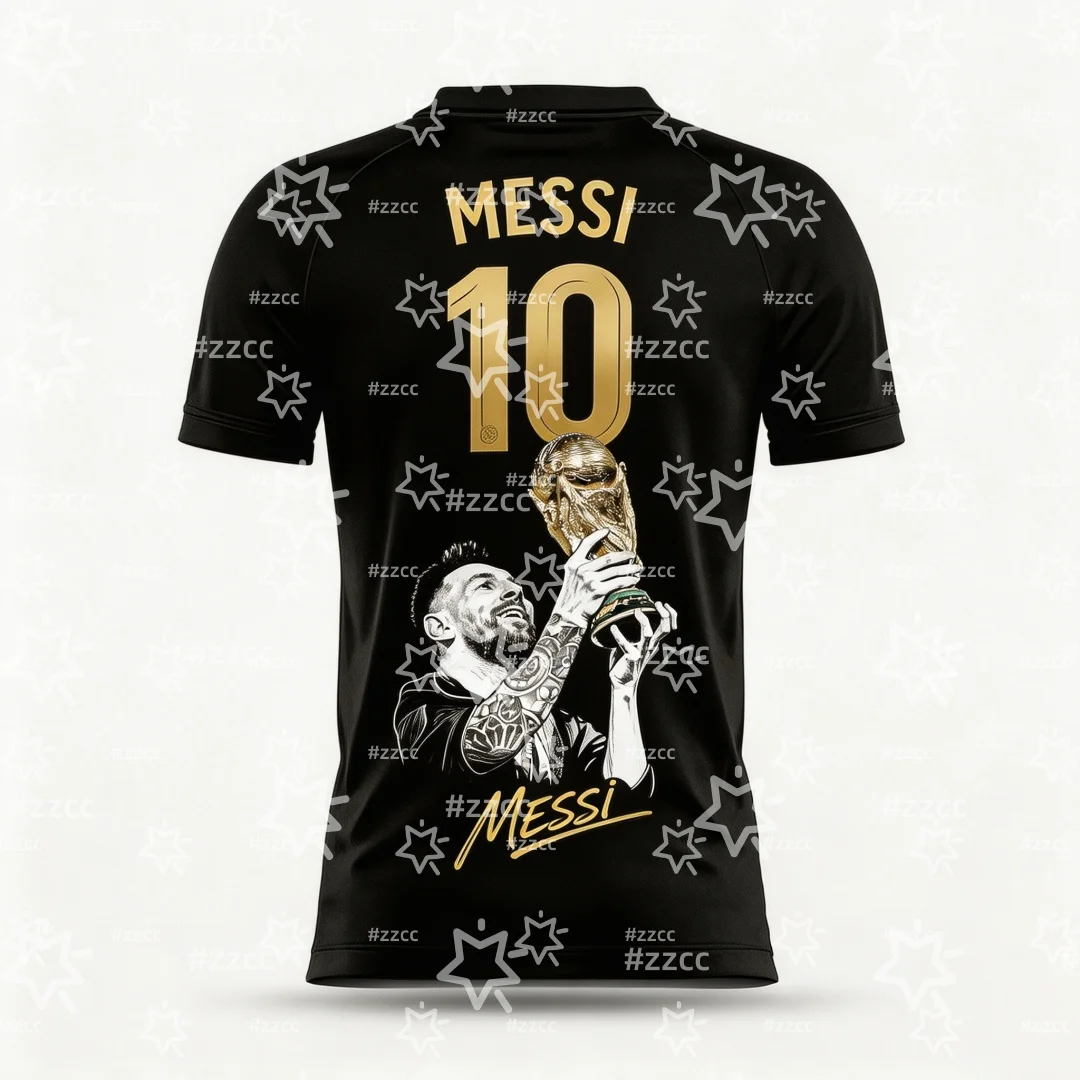 Camiseta de Fútbol de Argentina 2026 de Messi, Conjunto de Entrenamiento y Partido, Ropa Deportiva de Verano para Hombre, Camiseta Infantil, Camiseta Y2K para Mujer