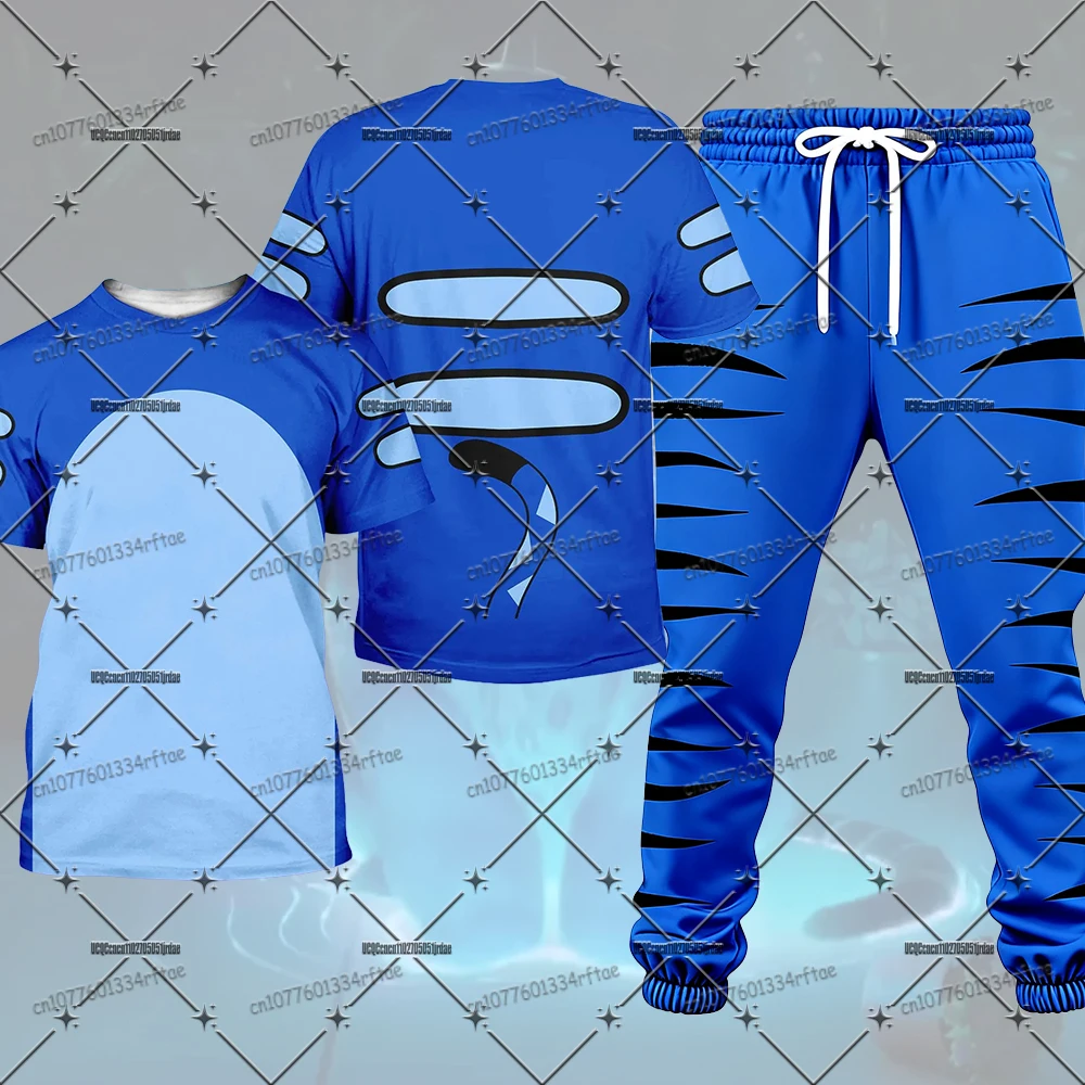 ชุดคอสเพลย์ Kpop Demon Hunters Derpy Tiger เสื้อฮู้ด+กางเกงขายาว ชุดลำลองสำหรับฤดูใบไม้ร่วงและฤดูหนาว ชุดวอร์มสำหรับผู้ชาย ชุดคริสต์มาส