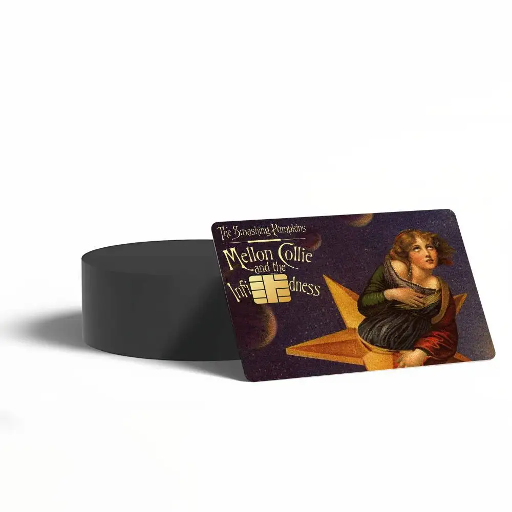 Rock Band The S-SmashIng P-PumpkIns Card Stickers for Bank Access Protective Waterproof Film Cover Sticker Surprise Gift
