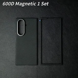 for Samsung Galaxy Z Fold 7 Aramid Carbon Fiber Cover for Z Fold 7 W26 Magnetic Centra Hinge Protective Cover Carbon Fiber Cases