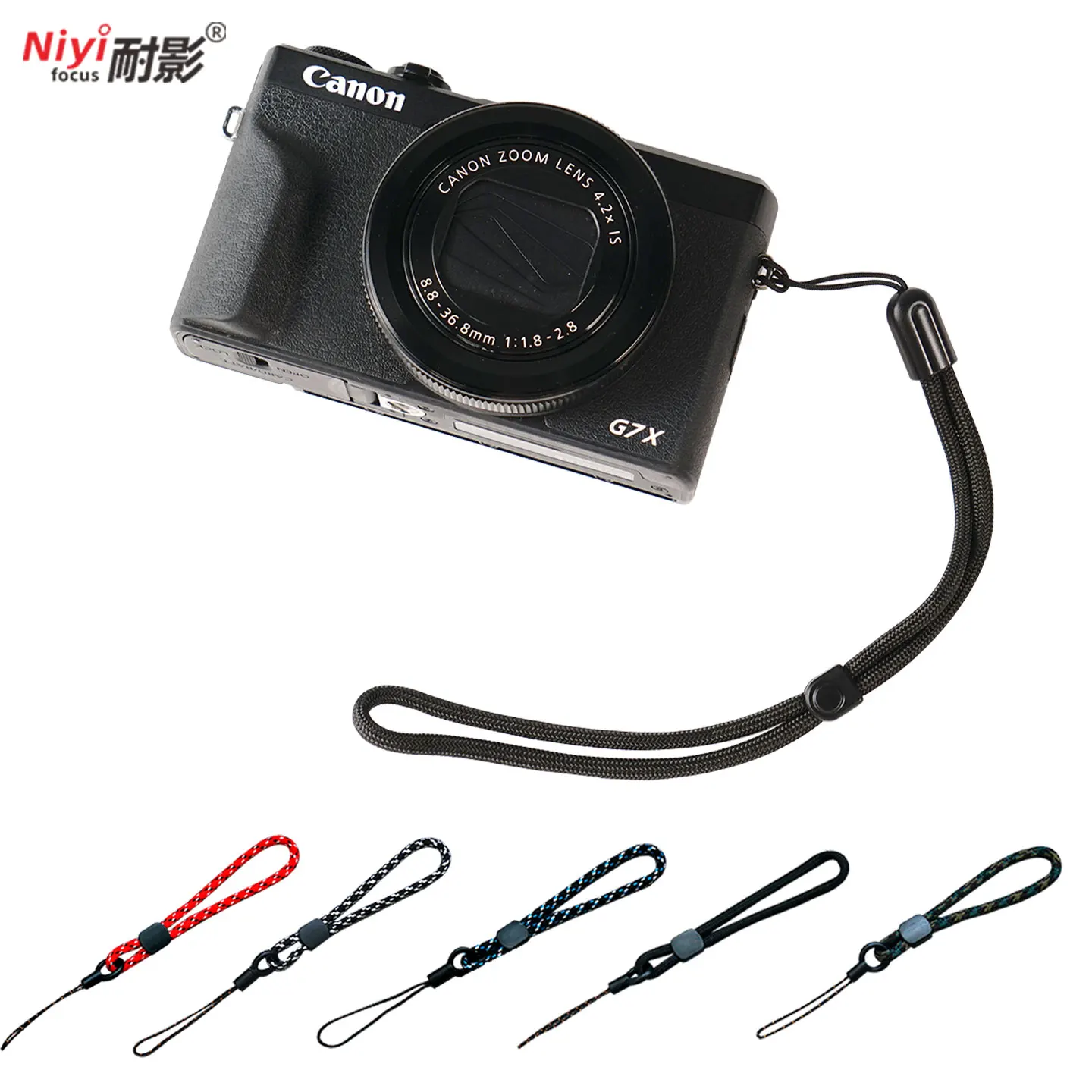 Mirrorless Camera Wrist Strap Lanyard Belt Rope Hand Strap Anti-lost Phone Key-chain Lightweight Durable Adjustable g7x kodak
