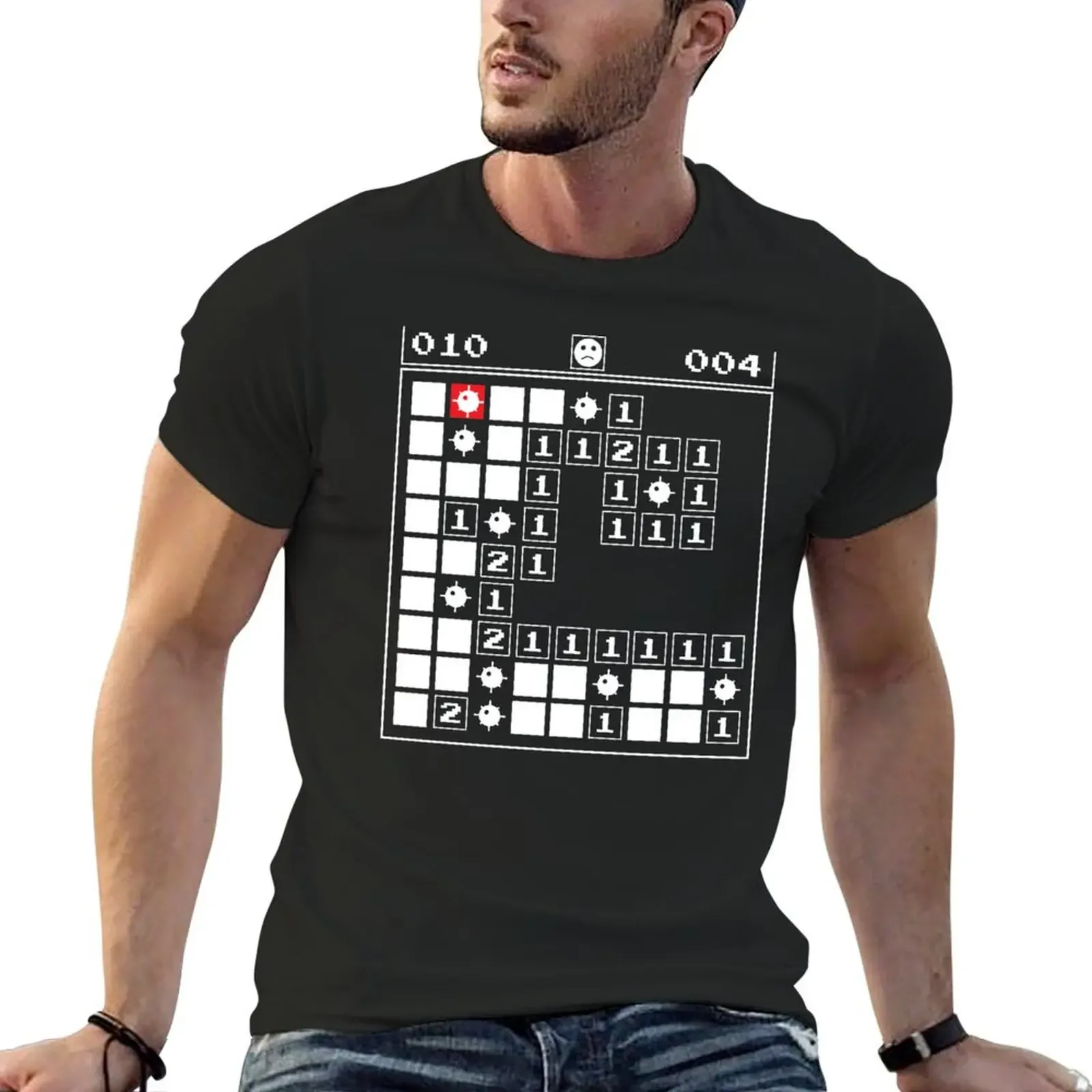 Minesweeper Vintage Gaming 90s Old School T-Shirt graphic shirts vintage clothes cute tops mens graphic t-shirts