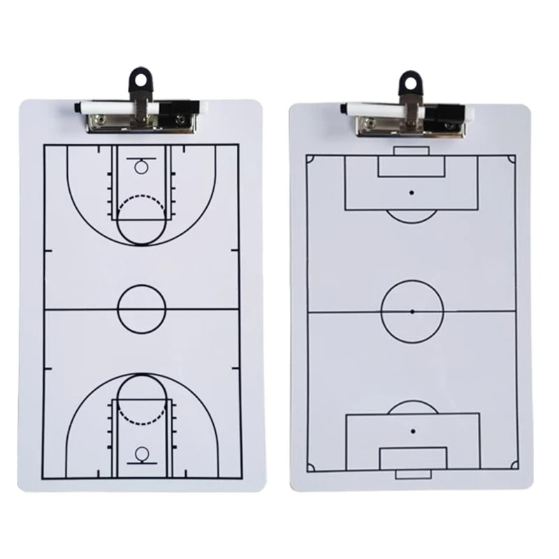 

Basketball Whiteboard Coaches Marker Board Coaching Board Football Dry Erases Board with Whiteboard Marker for High Quality