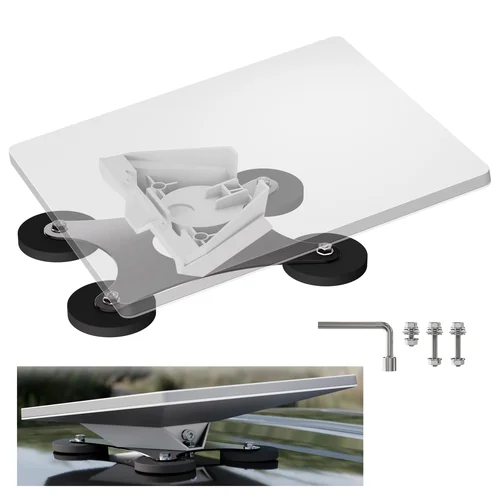 Imagen 1 del producto Starlink Mini soporte magnético para coche Starlink Mini soporte de techo magnético para camión barco techo de coche RV Kit de montaje elegante Base Campact