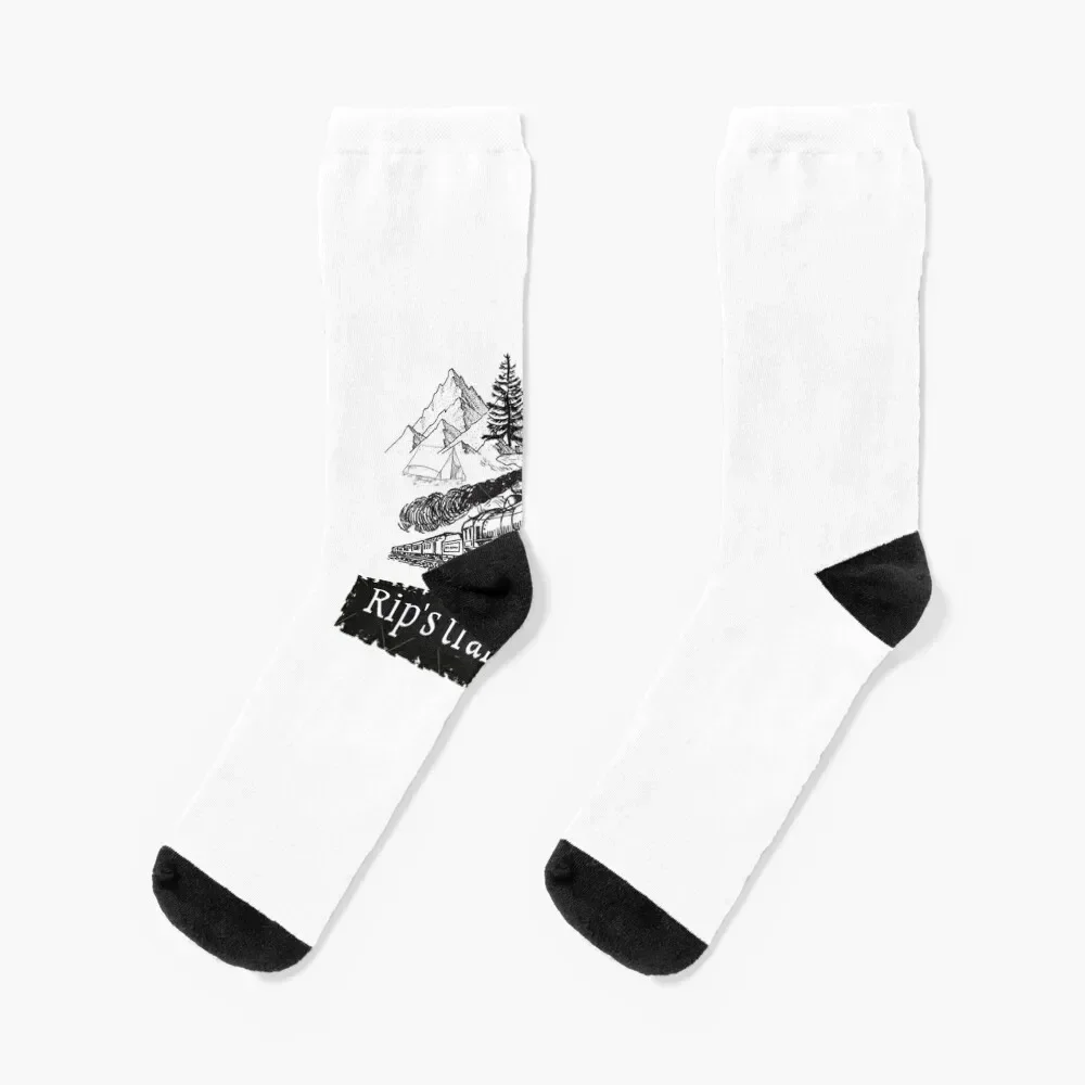 

Rip's train station Socks custom custom sports snow crazy Socks Female Men's short bright garter custom Girl'S Socks Men's