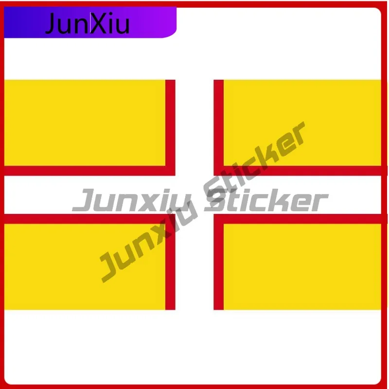 

DORSET EMBLEM FLAG Funny Car Waterproof Accessory VINYL STICKERS CAR VAN TRUCK TAXI LORRY Cute Waterproof Funny UV Resistant