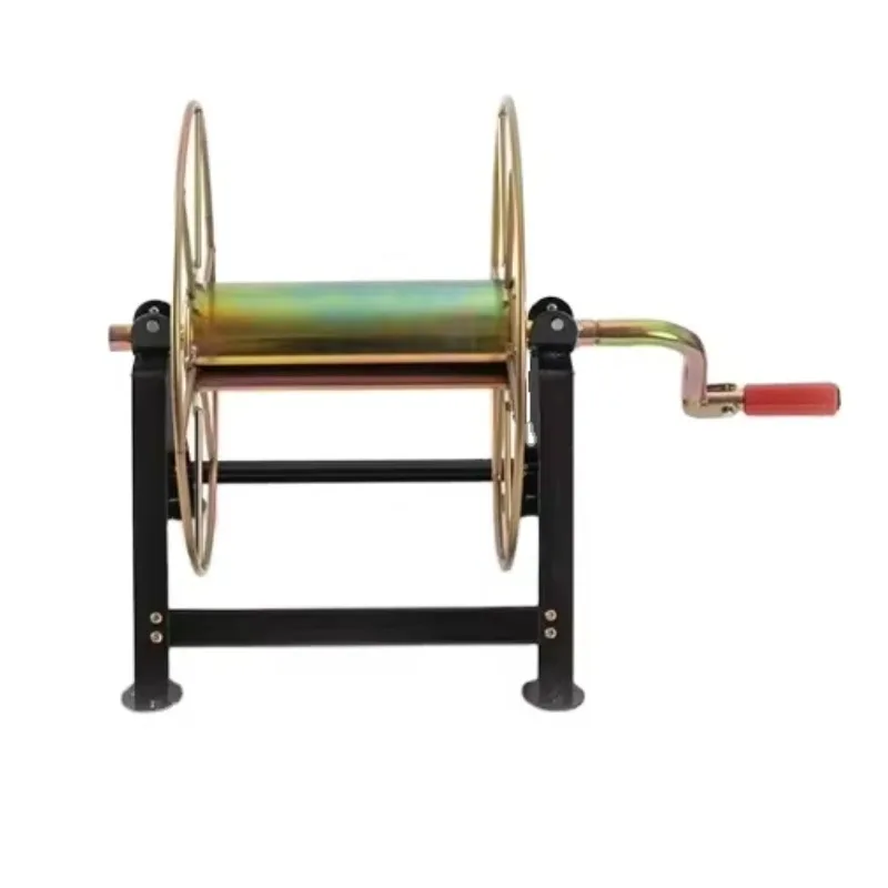 Sprayer Hose Reel Hand Crank Hose Reel Metal Steel