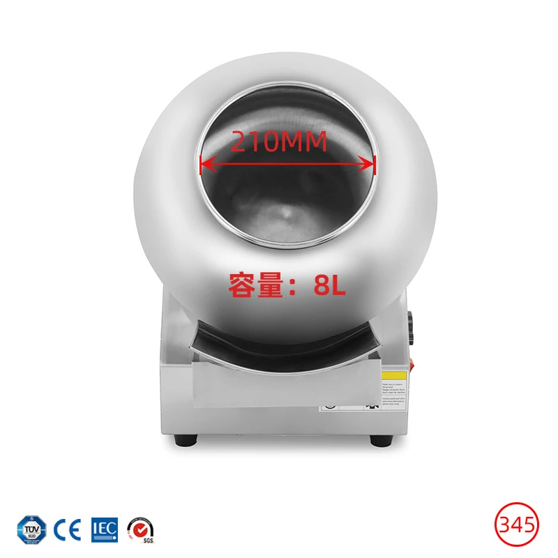 Chocolate icing machine, Candy mixing, Small icing machine Polishing machine, Coating Automatic Coloring 8L