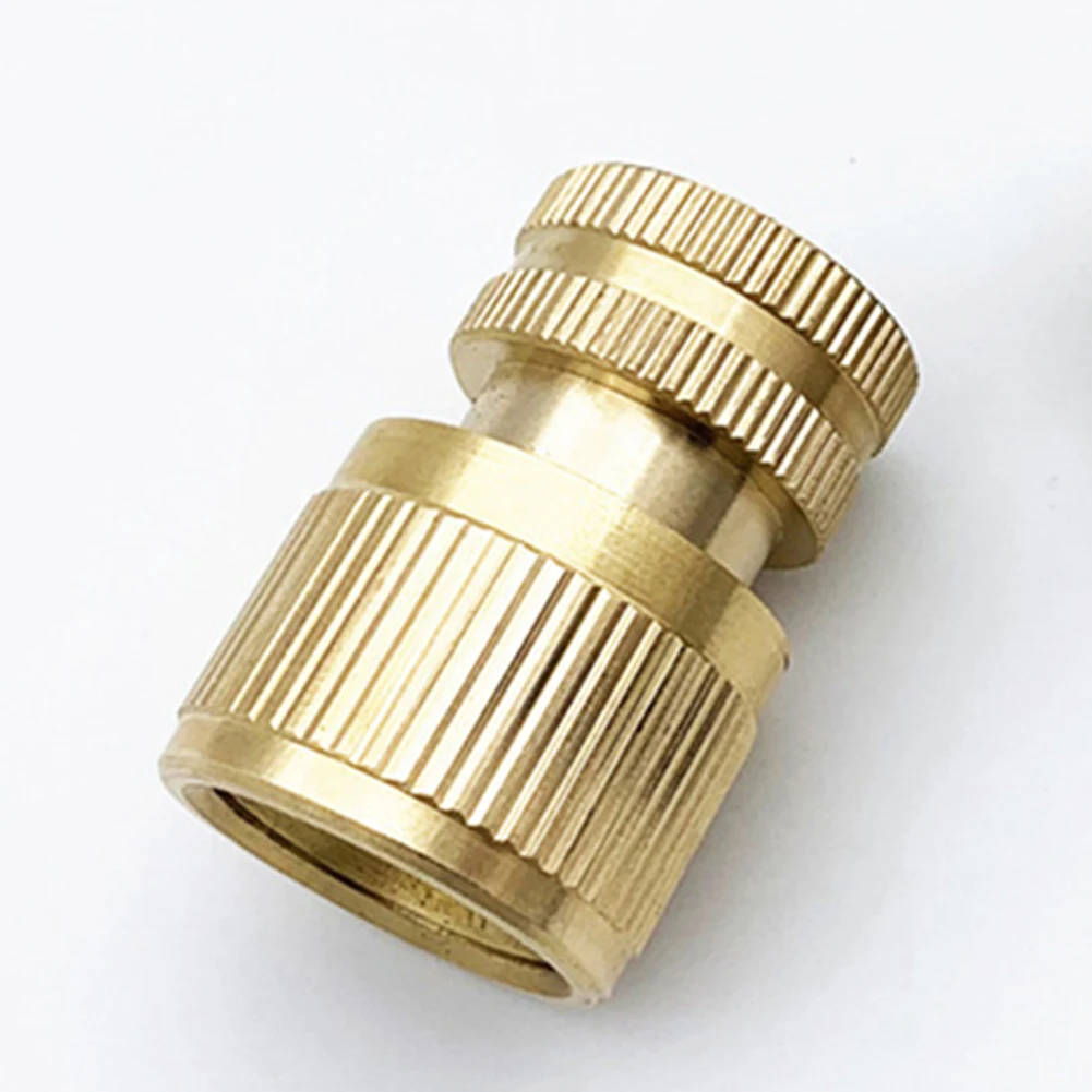 1/2\" Female Thread Flow Connector Brass For Adapting Hose Garden Watering Outdoor Yard Quick Connector Fittings