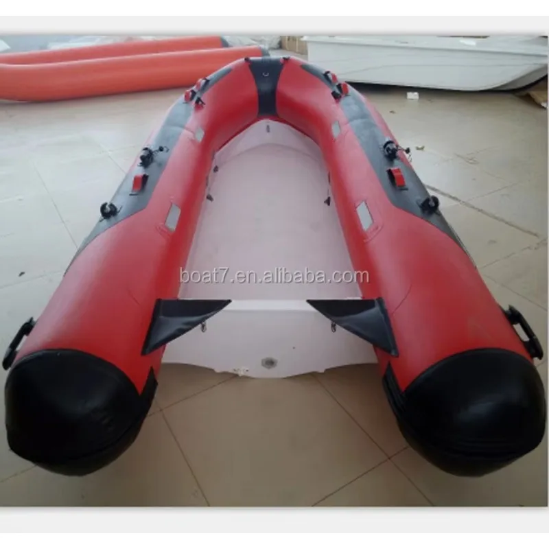 Inflatable Rigid Boat 4.2m Inflatable Fishing Boat Pvc Inflatable Rigid Boat
