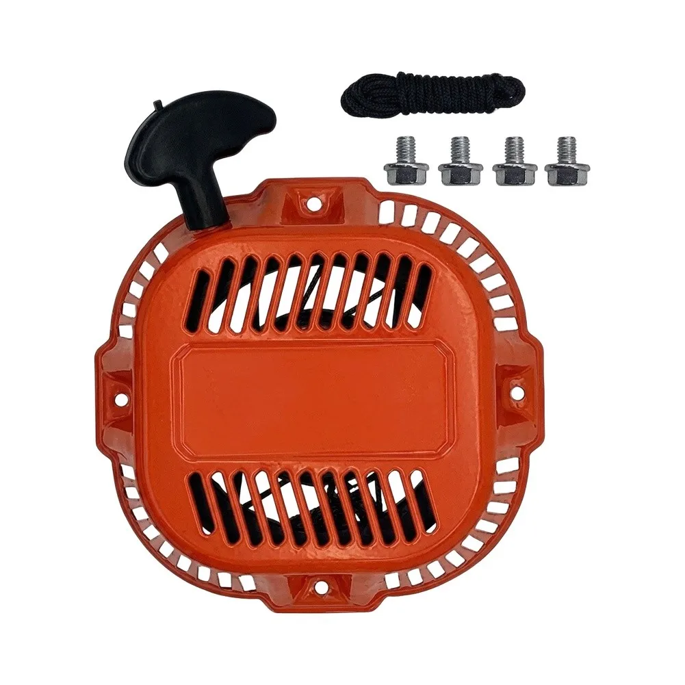 Recoil Pull Start Assembly For 196cc 208cc 212cc Engines With Nylon Rope, For GP3250 GP3300 Generators And Pressure Washers