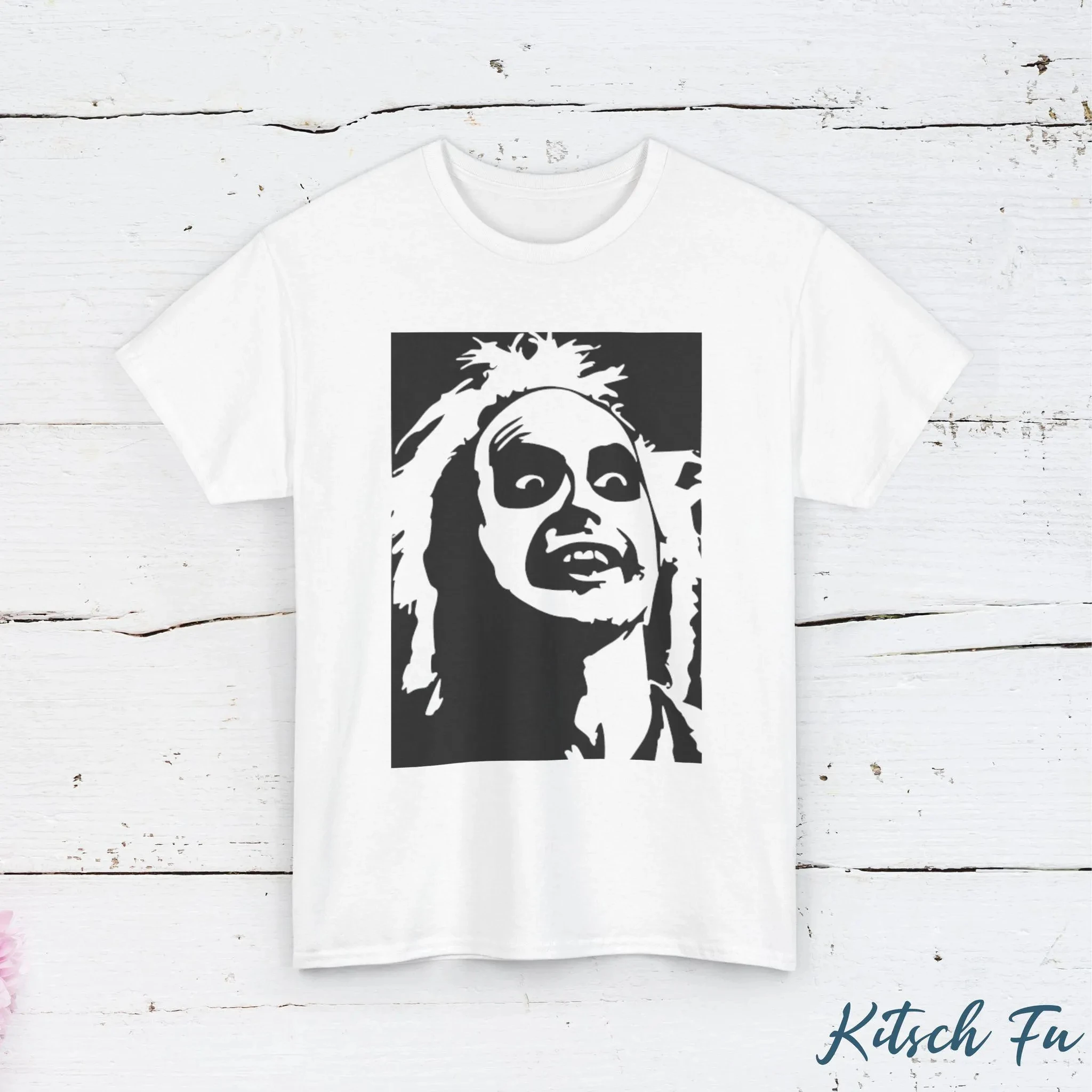 

"Underworld Master" T-shirt: Retro Horror Pattern T-shirt, Classic Print T-shirt, Casual and Comfortable Street T-shirt