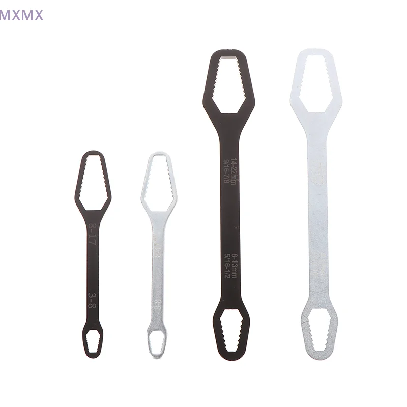 

8-22mm Double-head Torx Wrench Self-tightening Adjustable Glasses Wrench Board Torx Spanner Hand Repair Tools