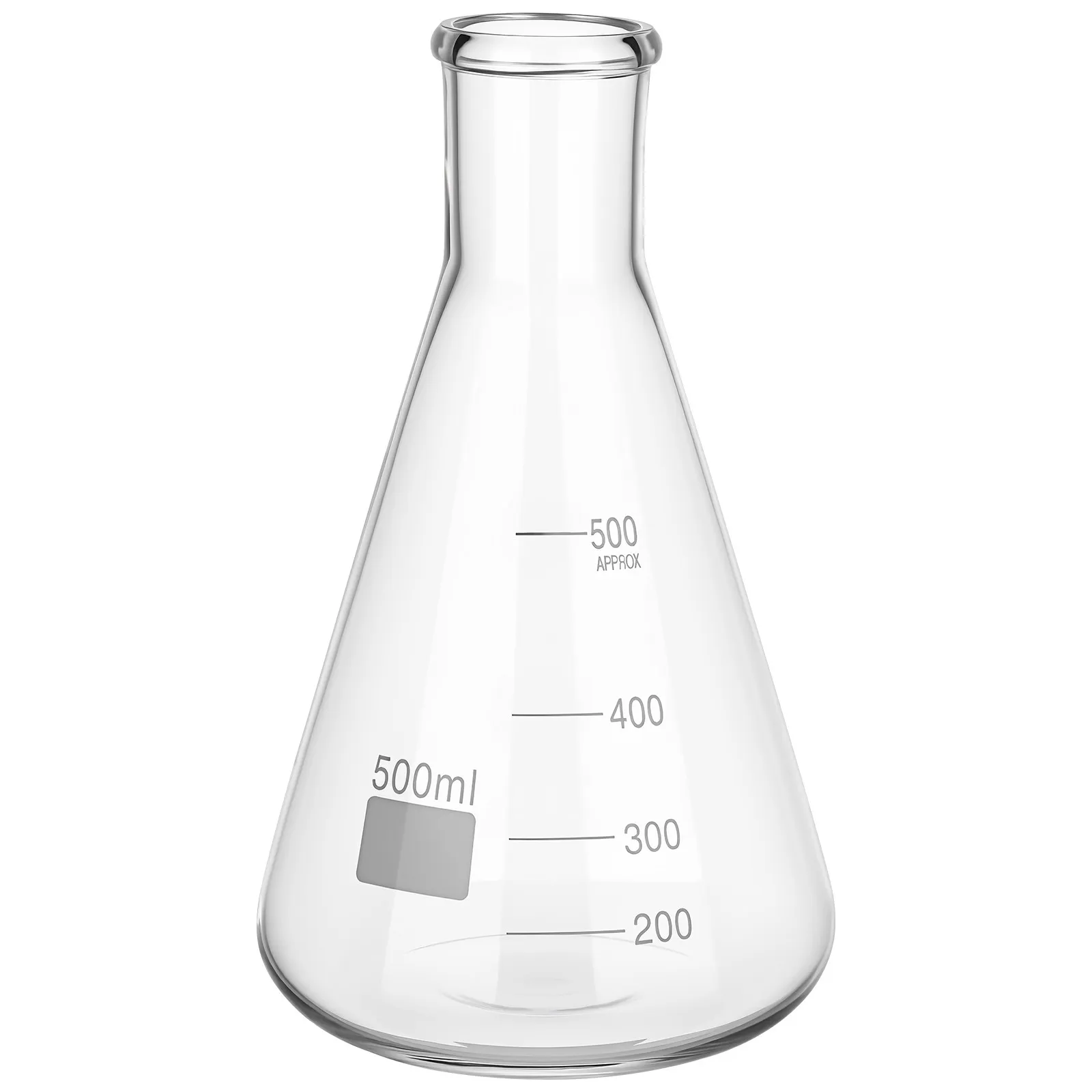 

Glass Erlenmeyer Flask Large Capacity Flat Bottom Thickened Clear Glass Flask for Laboratory Experiment Chemistry Research