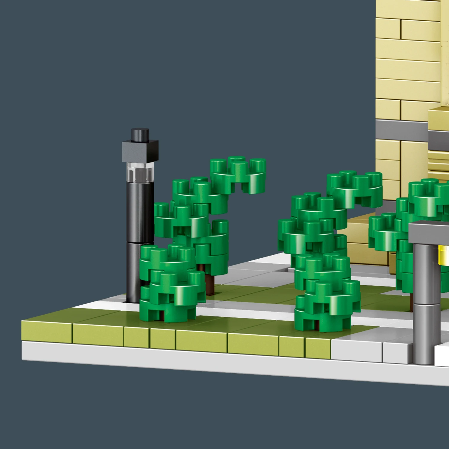 KNEW BUILT Arc Triomphe Micro Mini klocki dla dorosłych architektura zabawki Euro słynne klocki budowlane prezent dla dzieci