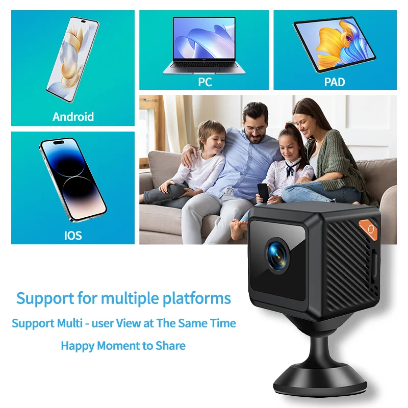 W02 1080P Mini-Sicherheitskamera für Zuhause mit Nachtsicht, Überwachung, Outdoor-Camping, WIFI, Subminiatur-Smart-Home-Kamera, CCTV-Video – Detail 8