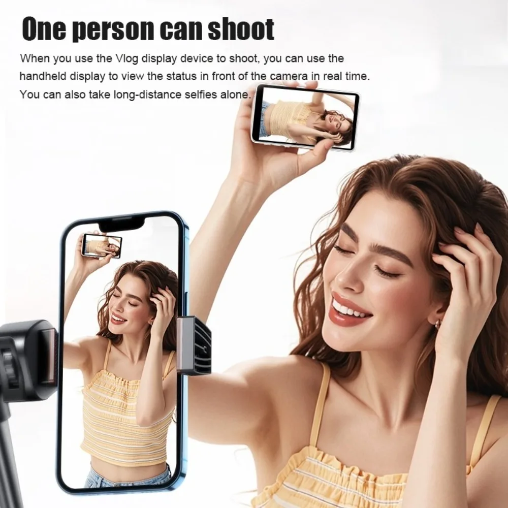 

4 HD Display Magnetic Phone Selfie Monitor Screen Mirroring Touch Screen Vlog Live Stream Monitor Magnetic Attachment