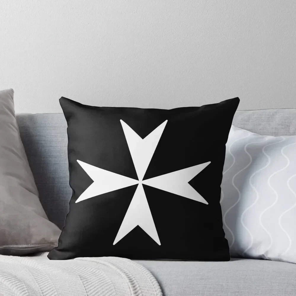 

The Cross of Malta II - white Throw Pillow Christmas Pillow Covers New year Cushion Covers For Living Room pillow