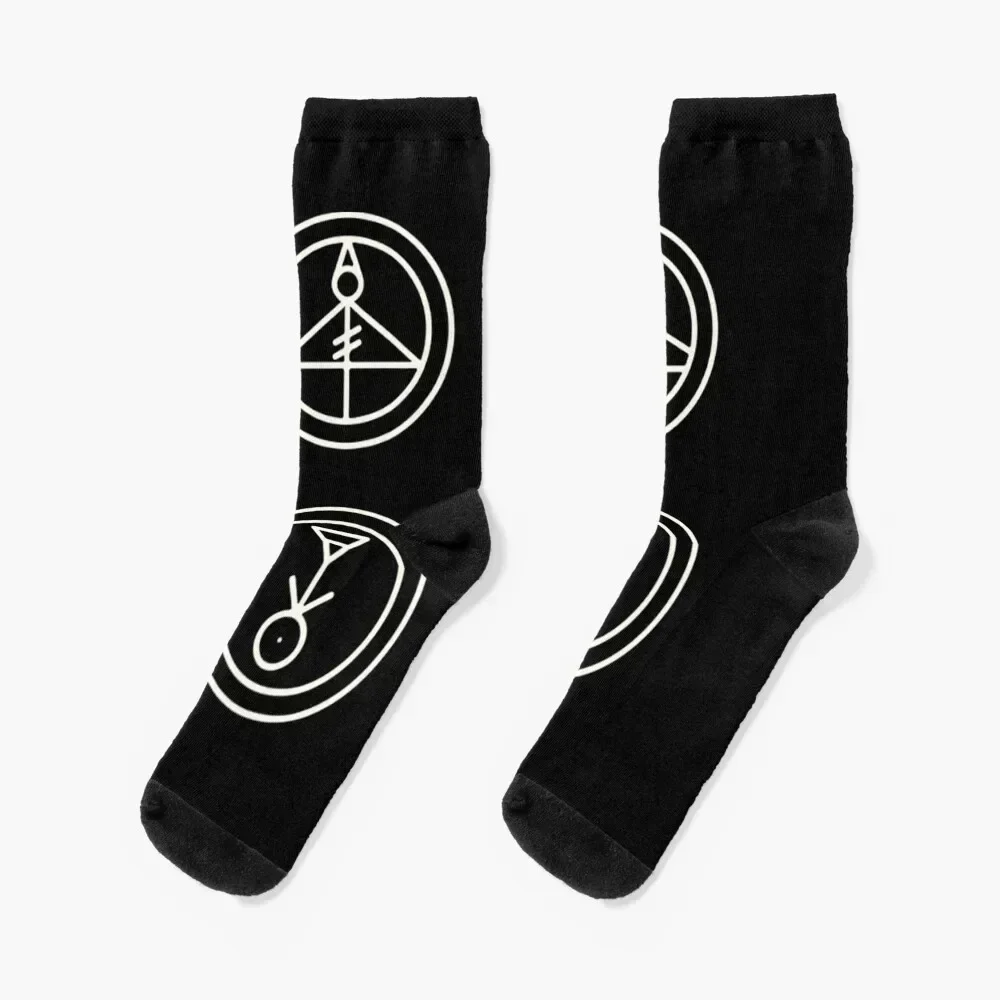 Owl House Glyphs (Light on Dark background) Socks cycling compression Socks For Men Women's