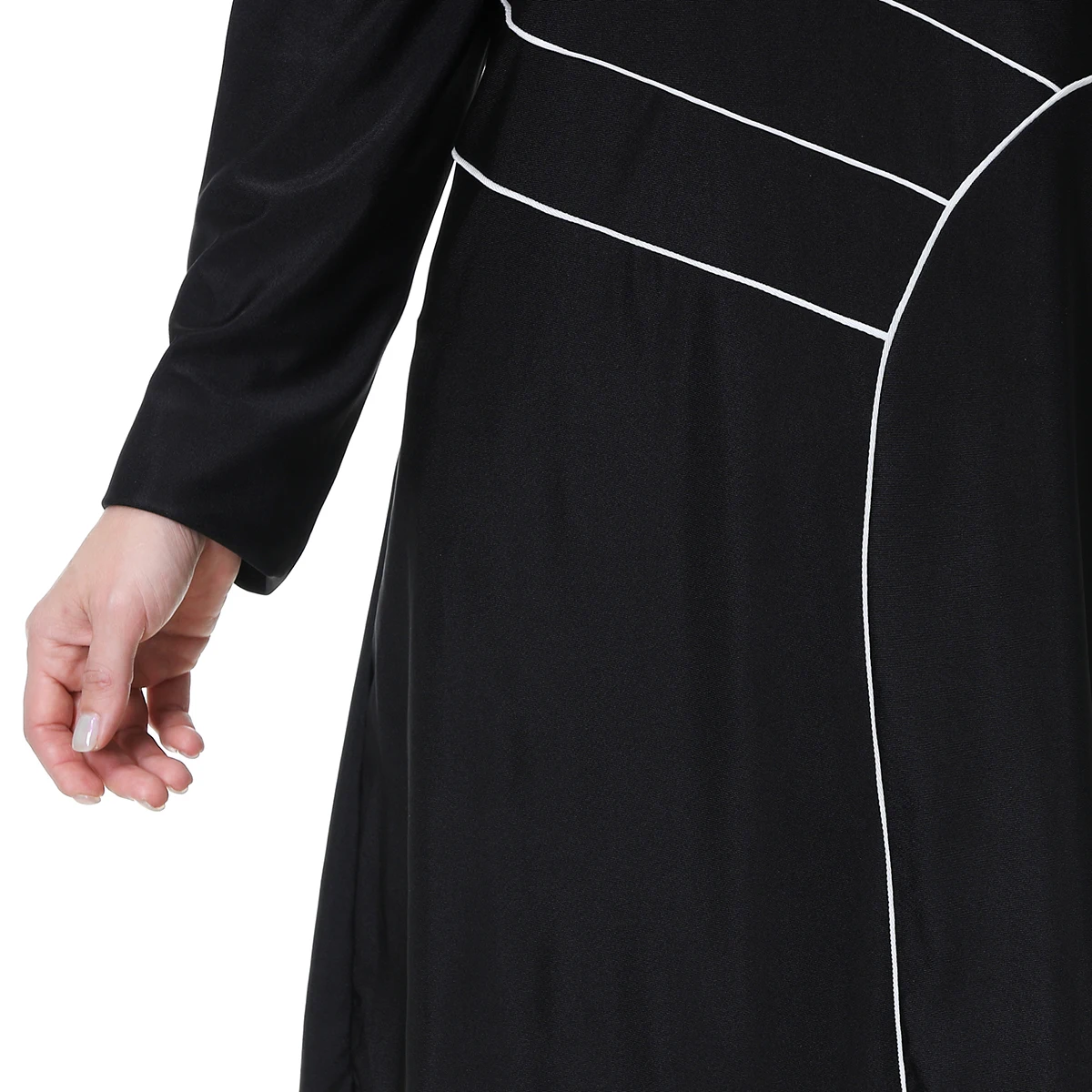 H1029 Muslim Women Fullcoverage  Long Sleeves Cover Up Burkinis Three Pieces Plus Size Swimwear Suits view 5