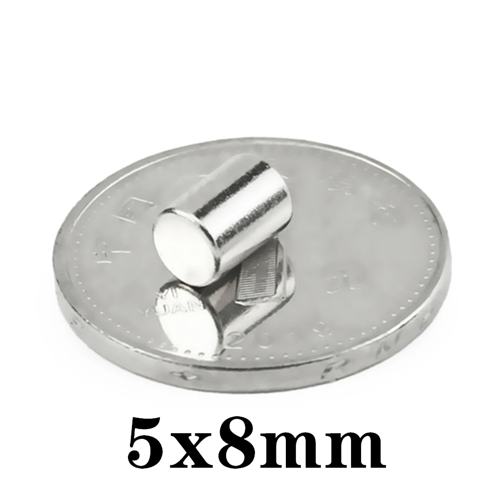 20-500pcs 5x8mm Magnet Small Round Magnet Strong magnets Rare Earth Neodymium Magnet 5*8mm