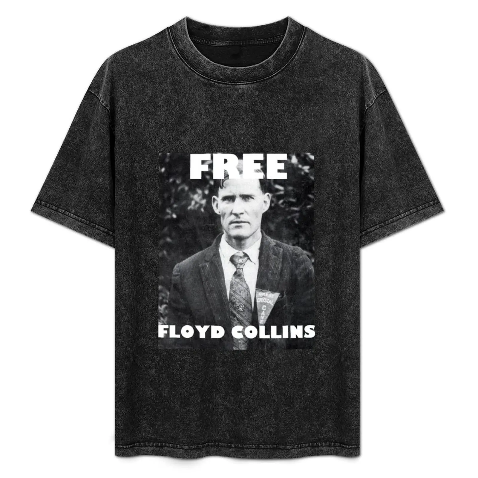 FREE FLOYD COLLINS T-Shirt Plus Size Loose Short Sleeve Top