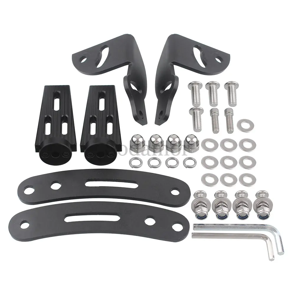 Adjustable Highway Pegs Floorboard Foot Rest Extension Footpeg Footrest Pedal For Can-Am Spyder F3 Factory Floorboards 2015-2023