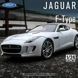 WELLY 1:24 JAGUAR F-Type Coupe Alloy Car Diecasts & Toy Vehicles Car Model Miniature Scale Model Car Toy