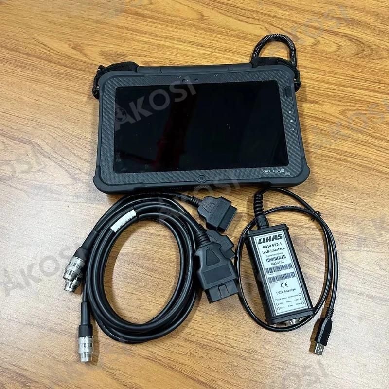New Agricultural Machinery Diagnostic Scanner Claas Canusb Cds 7.5.1 Metadiag Webtic Class Scanner Tools+Xplore Tablet