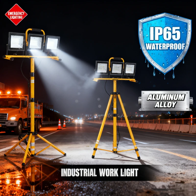

LEDBracket Work Light Floodlight Spotlight Outdoor Mobile Tripod Floor Waterproof Outdoor Floodlight
