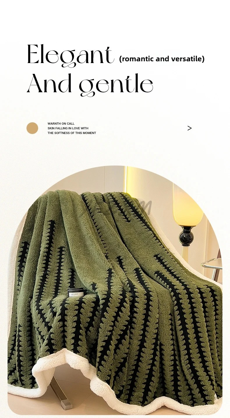 Warm Flannel Autumn Winter Blanket Super Soft Fluffy Queen Blanket Single Double Cozy Skin-friendly Multifunctional Nap Blanket